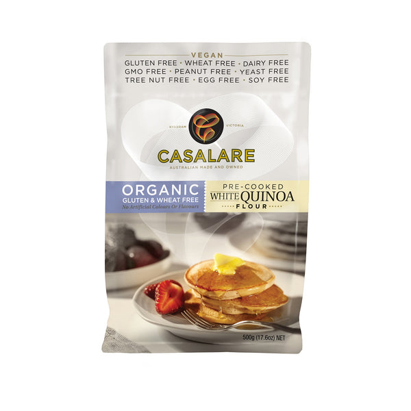 Casalare Pre-Cooked White Quinoa Flour (500g)