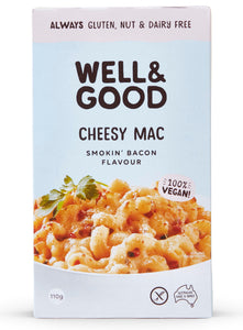 Well & Good Vegan Cheesy Mac - Smokin’ Bacon Flavour (110g)