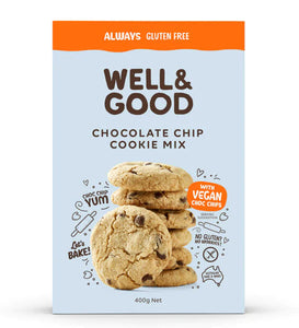 Well & Good Choc Chip Cookie Mix (400g)