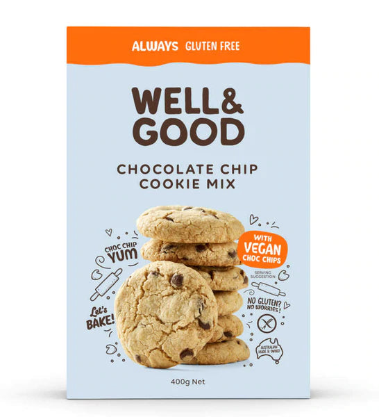 Well & Good Choc Chip Cookie Mix (400g)