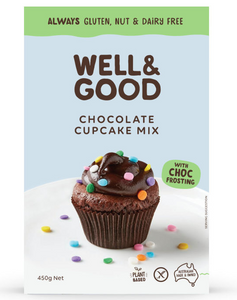 Well & Good Chocolate Cupcake Mix (450g)