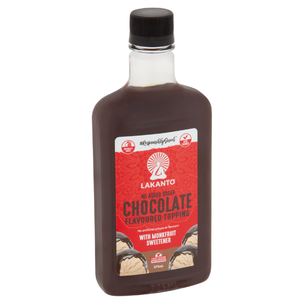 LAKANTO Chocolate Flavoured Topping
Monkfruit (Sweetener 375ml)