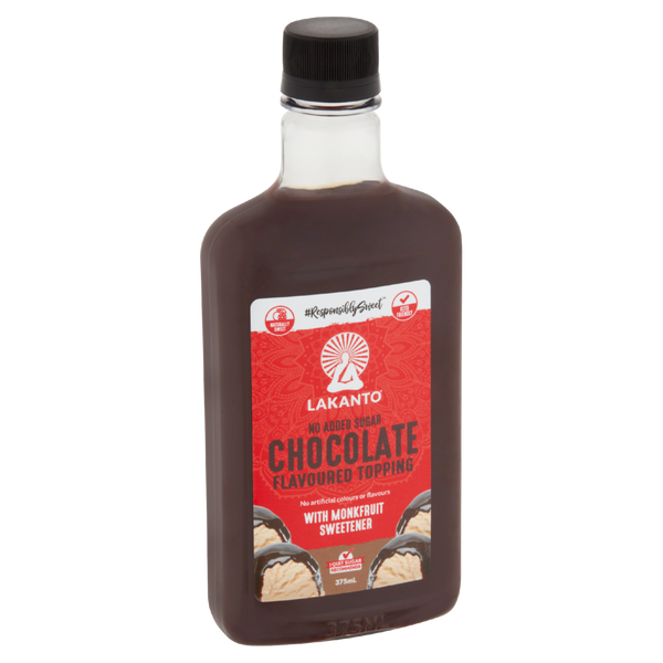 LAKANTO Chocolate Flavoured Topping
Monkfruit (Sweetener 375ml)
