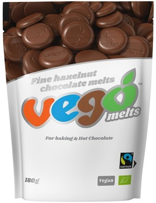 Vego Chocolate Melts Fine Hazelnut (180g)