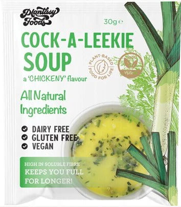 Plantasy Foods Cock-A-Leekie Soup - A 'Chickeny' Flavour (30g)