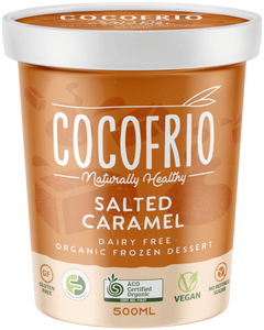 Cocofrio Salted Caramel (500ml) - FROZEN PRODUCT, VIC PICKUP ONLY