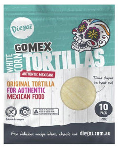 Diego's GoMex White Corn Tortilla 10 pack (280g)