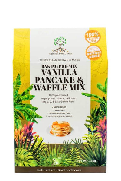 Natural Evolution Vanilla Pancake & Waffle Mix (389g)