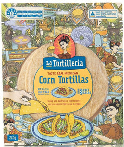 La Tortilleria Corn Tortillas – Soft Tacos (8 Pack)