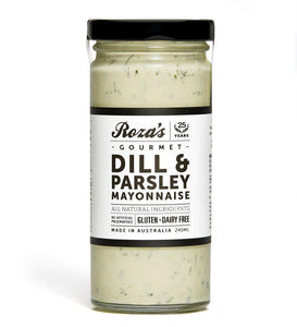 Roza's Gourmet Dill & Parsley Mayonnaise (240ml) - REQUIRES REFRIGERATION