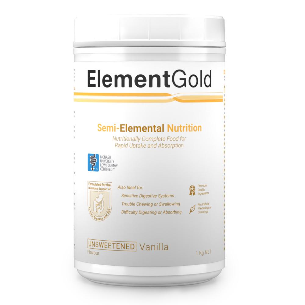ElementGold Plus+ Unsweetened Vanilla (1kg)