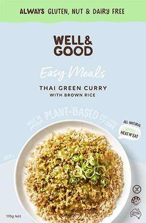 Well & Good Easy Meals – Thai Green Curry (170g)