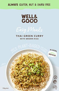 Well & Good Easy Meals – Thai Green Curry (170g)