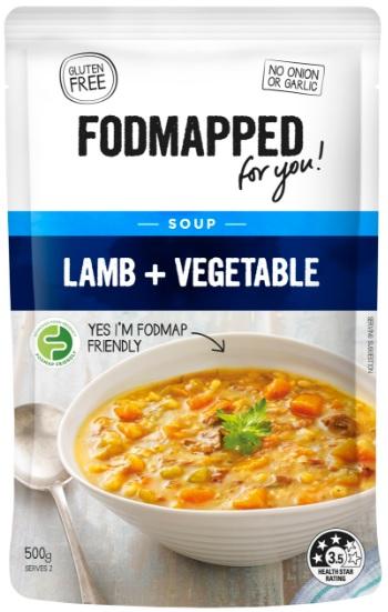 FODMAPPED For You Lamb & Vegetable Soup (500g)