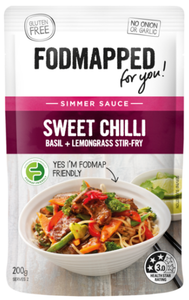 FODMAPPED For You Sweet Chilli Basil & Lemongrass Stir-fry Simmer Sauce (200g)