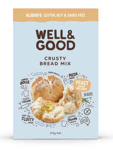Well & Good Crusty Bread Mix + Yeast (410g)