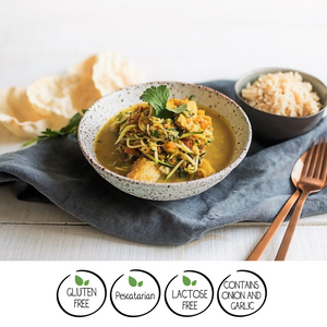 We Feed You Aromatic Fish Curry w/ Fresh Turmeric, Tomato & Brown Rice - FROZEN PRODUCT - DELIVERY ONLY