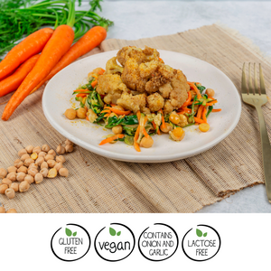 We Feed You Roasted Spiced Cauliflower w/ Chickpeas & Tahini Dressing - FROZEN PRODUCT - DELIVERY ONLY