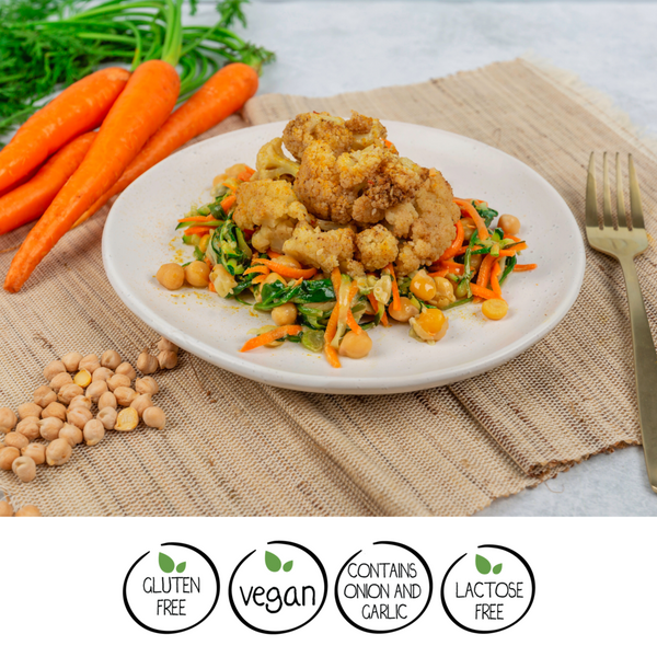 We Feed You Roasted Spiced Cauliflower w/ Chickpeas & Tahini Dressing - FROZEN PRODUCT - DELIVERY ONLY