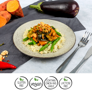 We Feed You Vegetable & Coconut Curry - serve w/ your choice of sides - FROZEN PRODUCT - DELIVERY ONLY