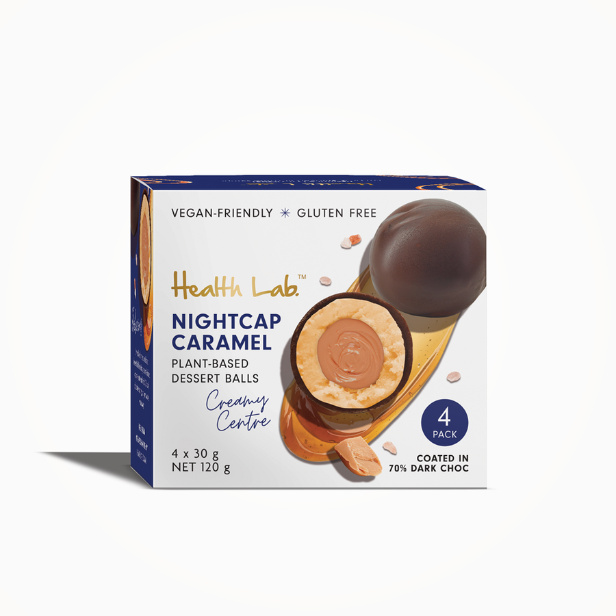 Health Lab Multipack Raw Dessert Ball Nightcap Caramel (4 x 30g)