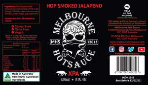 Melbourne Hot Sauce - Hop Smoked Jalapeno (150ml)
