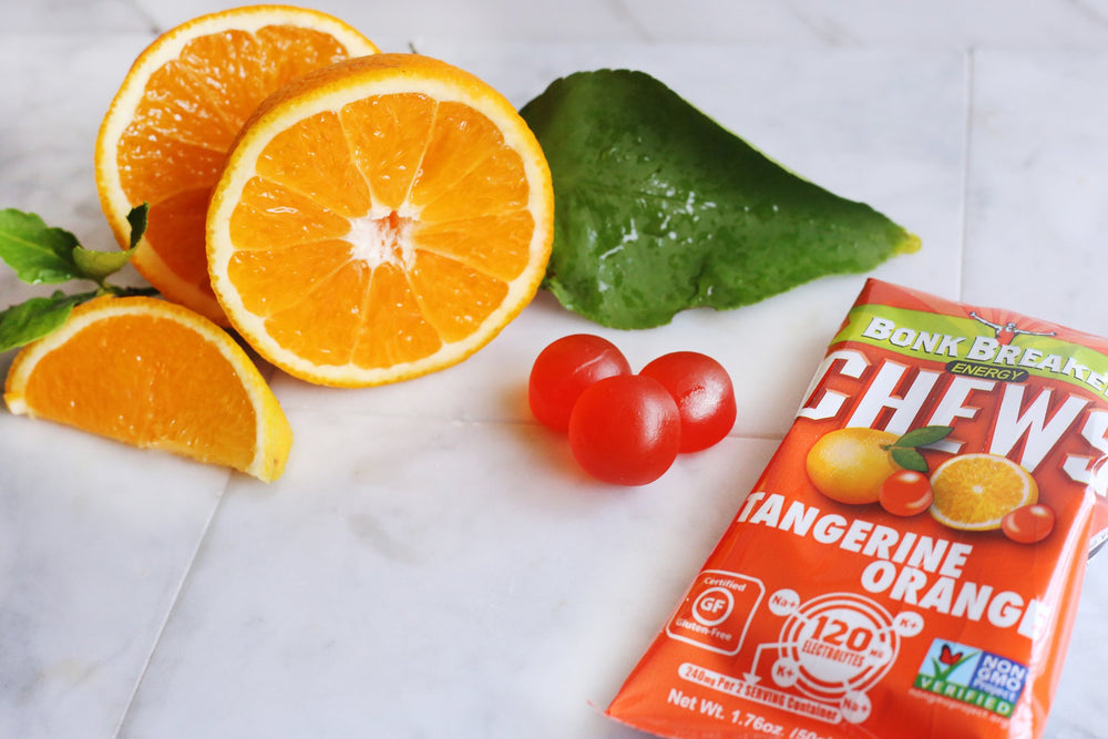 Bonk Breaker Tangerine Orange Energy Chews with Caffeine (50g)