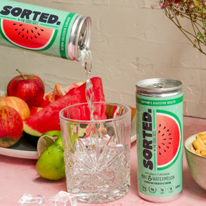 Sorted Sparkling Prebiotic Drink - Mint & Watermelon (250ml)