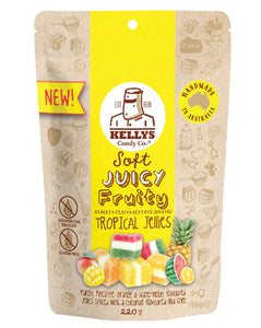 Kellys Candy Co Pouch Tropical Jellies (220g)