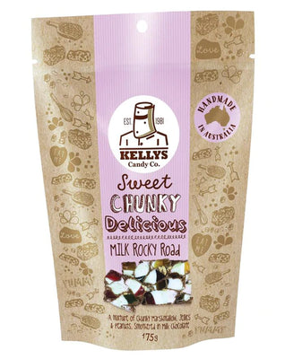 Kellys Candy Co Pouch Milk Rocky Road (175g)