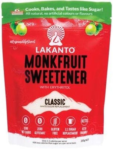 Lakanto Classic - Monkfruit Sweetener White Sugar Replacement (200g)