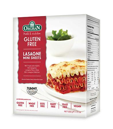 Orgran Rice & Corn Mini Lasagne Sheets (200g)
