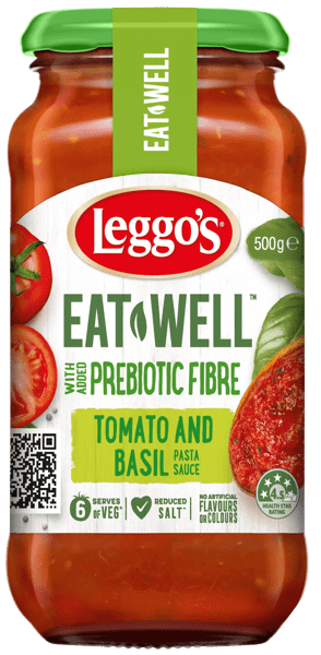 Leggo's Prebiotic Tomato & Basil Pasta Sauce (500g)