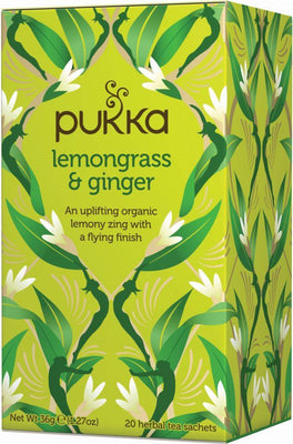 Pukka Lemongrass & Ginger (40g, 20 Sachets)