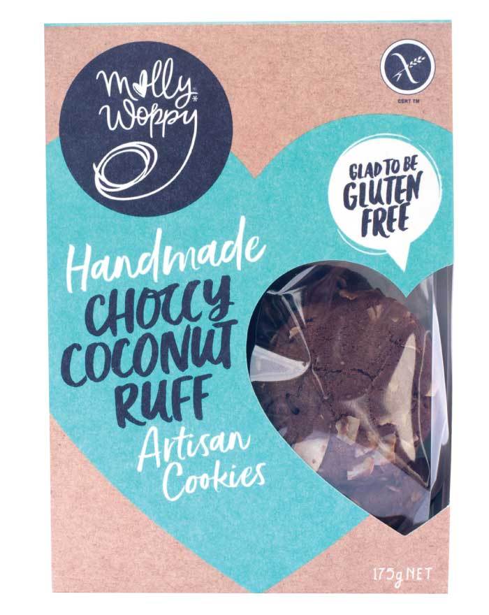 Molly Woppy Artisan Cookies Choccy Coconut Ruff (175g)