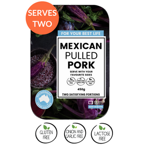 We Feed You Mexican Pulled Pork, 2 Portions - Serve w/ Your Choice of Sides (450g) - FROZEN VIC PICKUP
