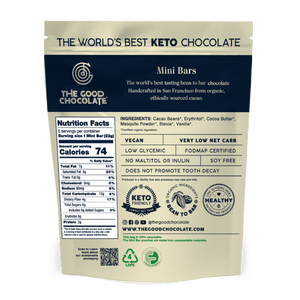 The Good Chocolate Signature Dark Chocolate Mini Bar 5 Pack (5x22g)