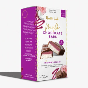 Health Lab Multipack Mylk Chocolate Bars Miranda's Delight (4 x 40g)