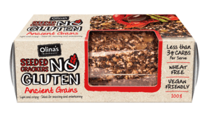 Olina's Bakehouse Gluten Free Seeded Crackers - Ancient Grain (80g)