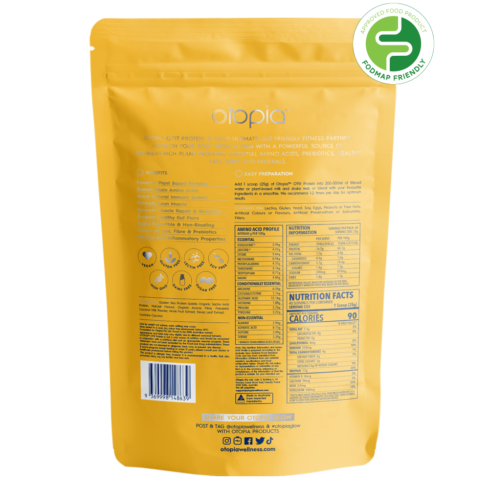Otopia O'Fit Vegan Protein Blend - Vanilla (1kg)