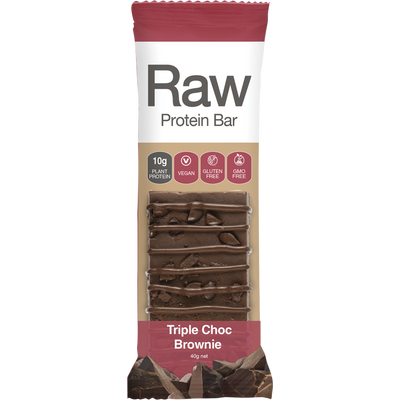 Amazonia Raw Protein Bars - Triple Choc Brownie (1 x 40g)