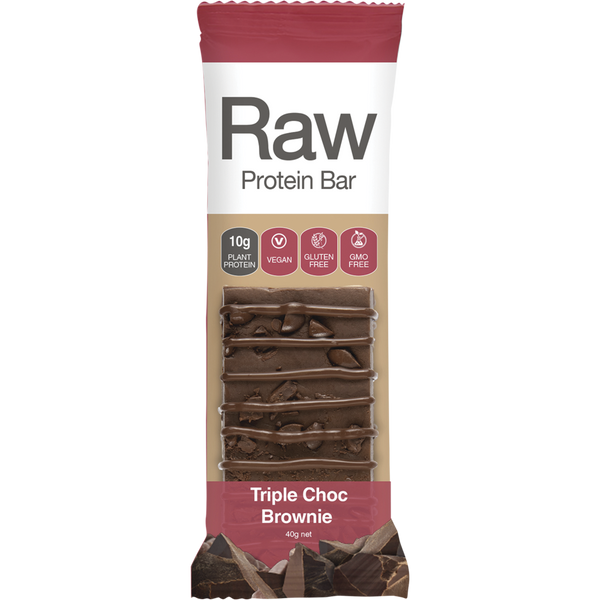 Amazonia Raw Protein Bars - Triple Choc Brownie (1 x 40g)
