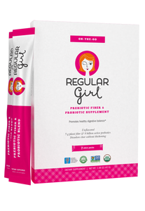 Regular Girl® On The Go Partially Hydrolysed Guar Gum PHGG + Probiotics - 7 Stick Packs (42g) - Preorder for mid/late February