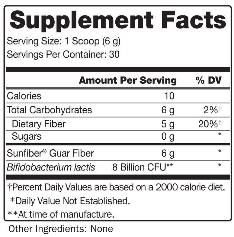 Regular Girl® Original Powder Partially Hydrolysed Guar Gum PHGG + Probiotics - 30 Day Supply (180g)