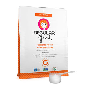 Regular Girl® Original Powder Partially Hydrolysed Guar Gum PHGG + Probiotics - 30 Day Supply (180g)