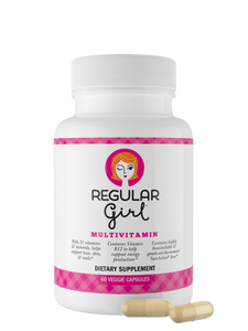 Regular Girl® Low FODMAP Multivitamin (60 Veggie Capsules) - Preorder for mid/late February