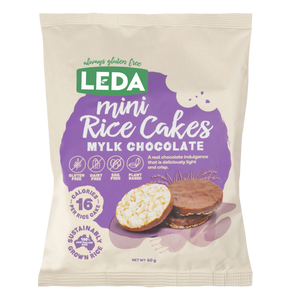 Leda Mini Rice Cakes - Mylk Chocolate (60g)