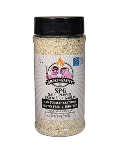 Smoke N' Sanity SPG (Salt, Pepper, Essence of Garlic Salt) - Large Size (255g)