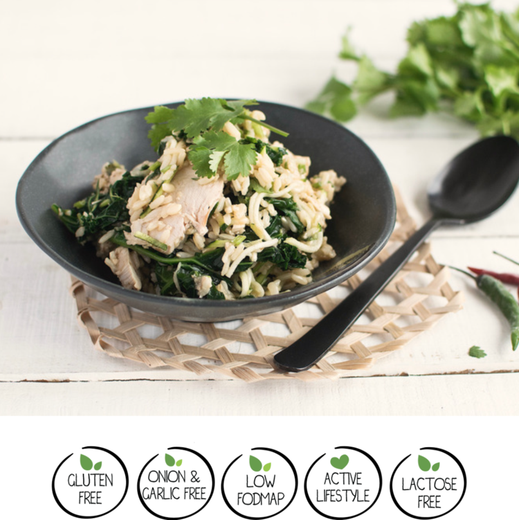 We Feed You Lemon & Ginger Chicken with Kale, Zucchini & Brown Rice - FROZEN PRODUCT - DELIVERY ONLY