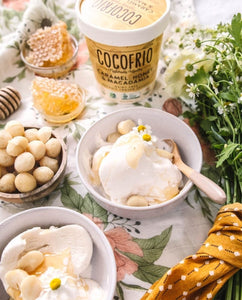 Cocofrio Caramel, Honey & Macadamia (500ml) - FROZEN PRODUCT, VIC PICKUP ONLY